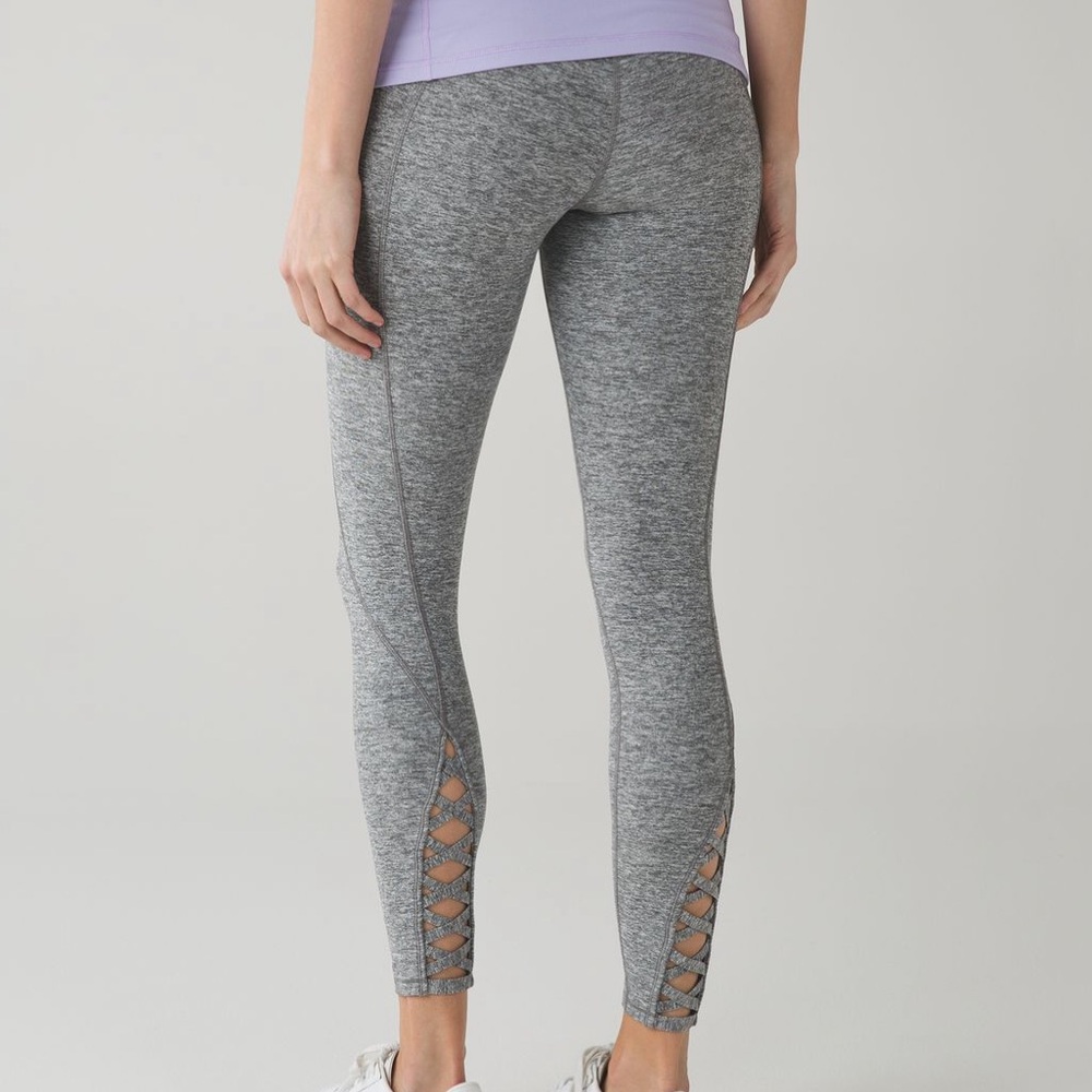 Lululemon Pure Practice Pant - Sz 8 - Heathered Slate